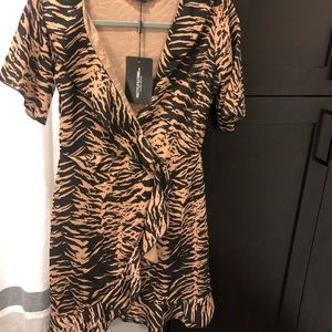 Animal print dress